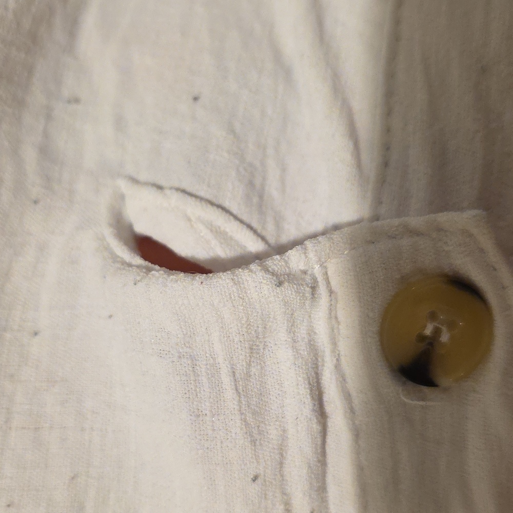 White Button-Up Shirt - Picture 3 of 5